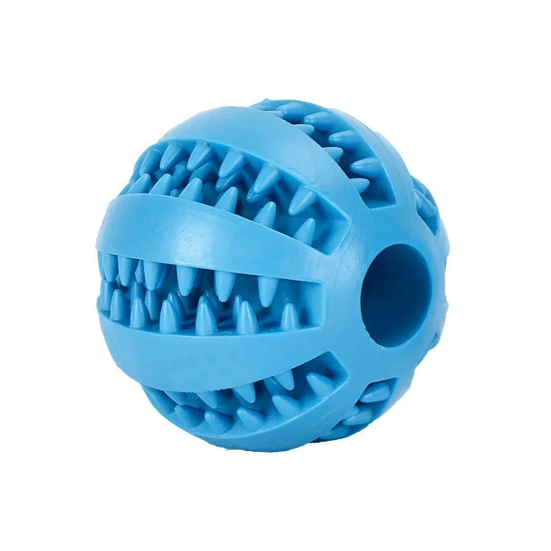 Treat Dispensing Dog Ball – Interactive Rubber Puzzle Toy