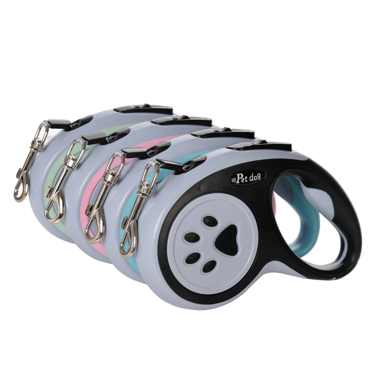 Retractable Dog Leash – 3M/5M Nylon Lead for Outdoor Walking