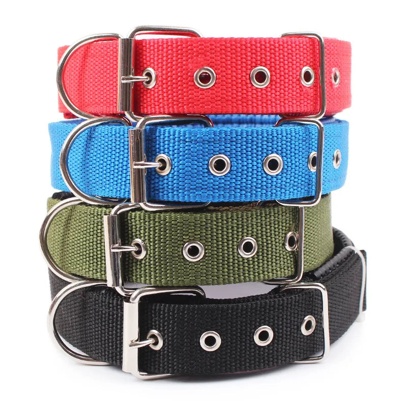 Nylon Dog Collar – Solid Breakaway Collar for All Sizes