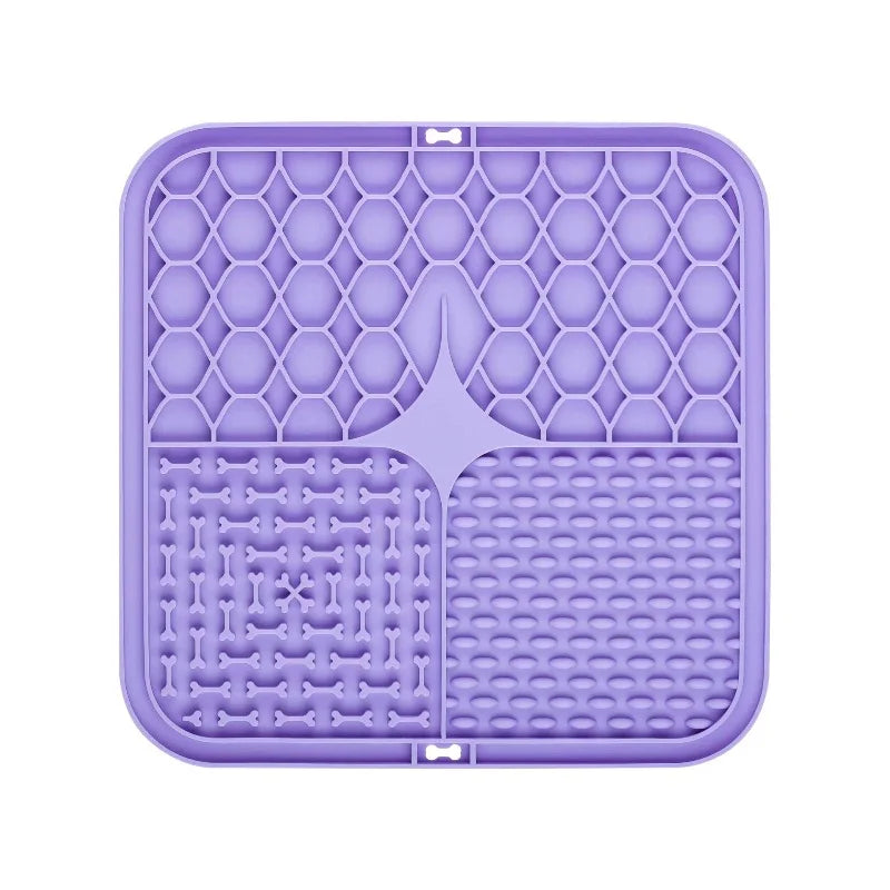 Silicone Lick Mat for Dogs – Slow Feeder & Bath Distraction Mat