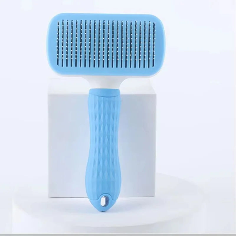 Self Cleaning Slicker Brush – Dog & Cat Grooming Brush
