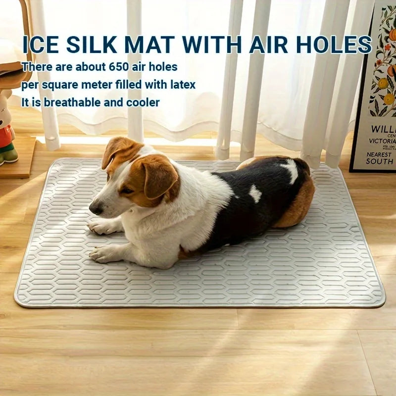 Dog Cooling Mat – Breathable Summer Pet Bed for All Sizes