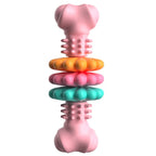 Dog Teething Toy, TPR Chew Stick & Treat Dispensing Toy