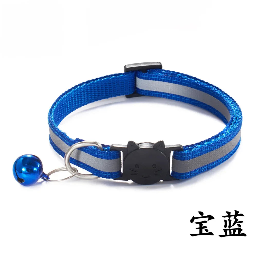 Breakaway Cat Collar – Reflective Adjustable Collar With Bell