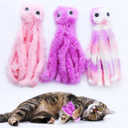 Plush Cat Toy – Cute Octopus Interactive Toy for Cats