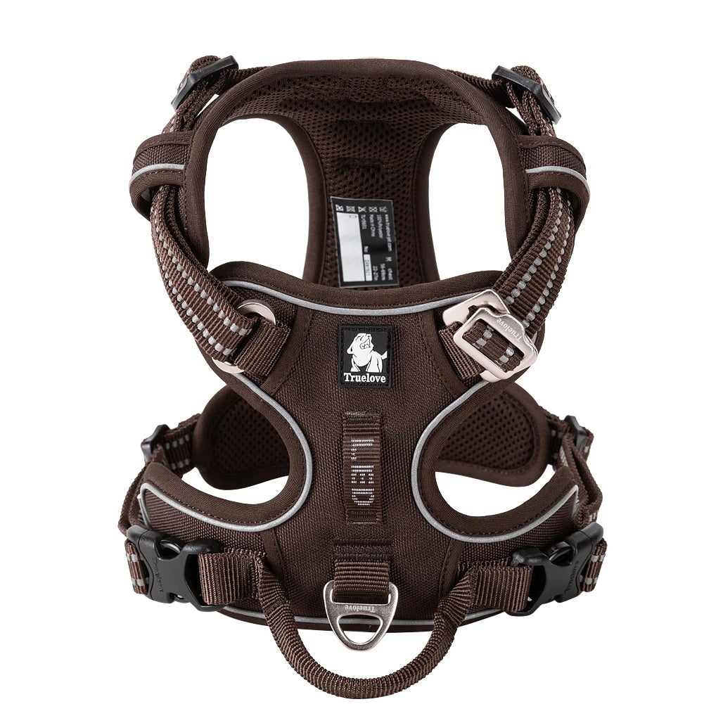 Reflective Dog Harness – Padded Outdoor Vest for All Sizes