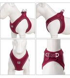 Dog Harness and Leash Set, Adjustable Reflective Puppy Vest
