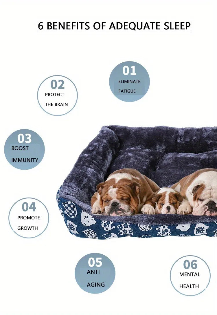 Dog Bed – Winter Pet Sofa Mat for Dogs & Cats