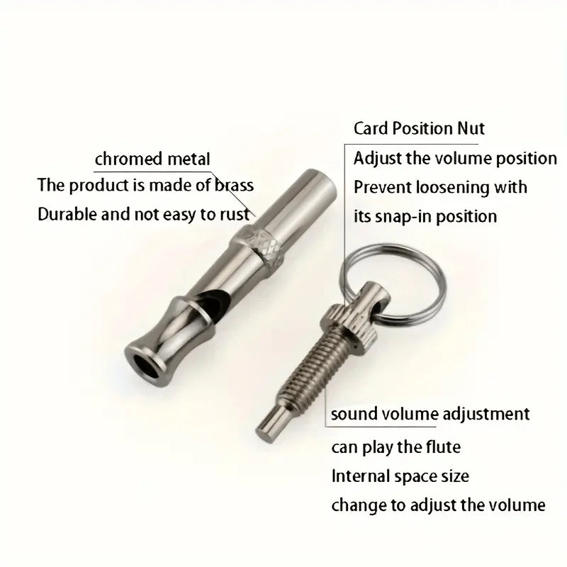 Adjustable Dog Whistle for Training & Recall