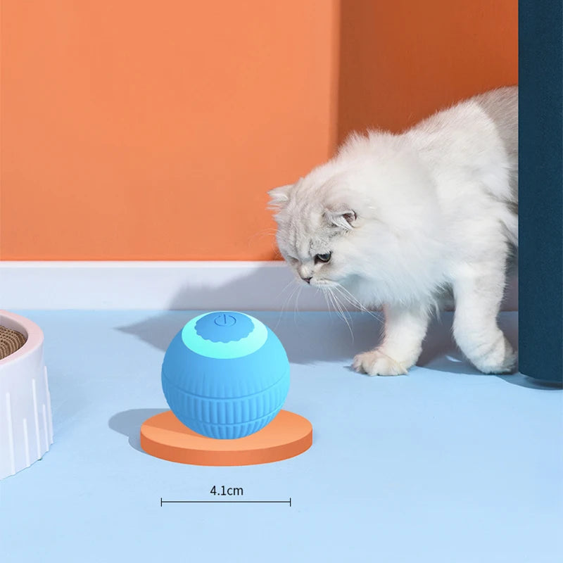 Automatic Cat Toy Rolling Ball Interactive Indoor Cat Toy