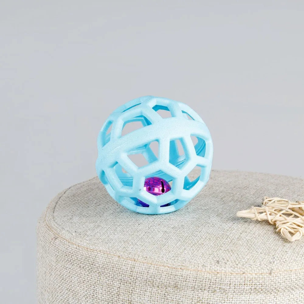 Dog Chew Toy Rubber Ball for Teeth Cleaning & Training