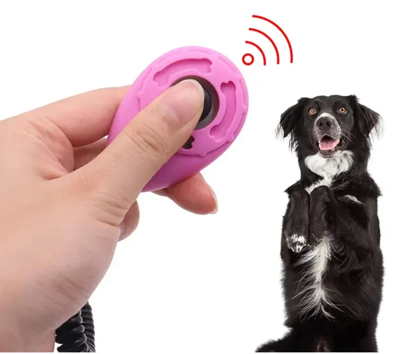 Dog Training Clicker with Wrist Strap, Portable Pet Training Tool