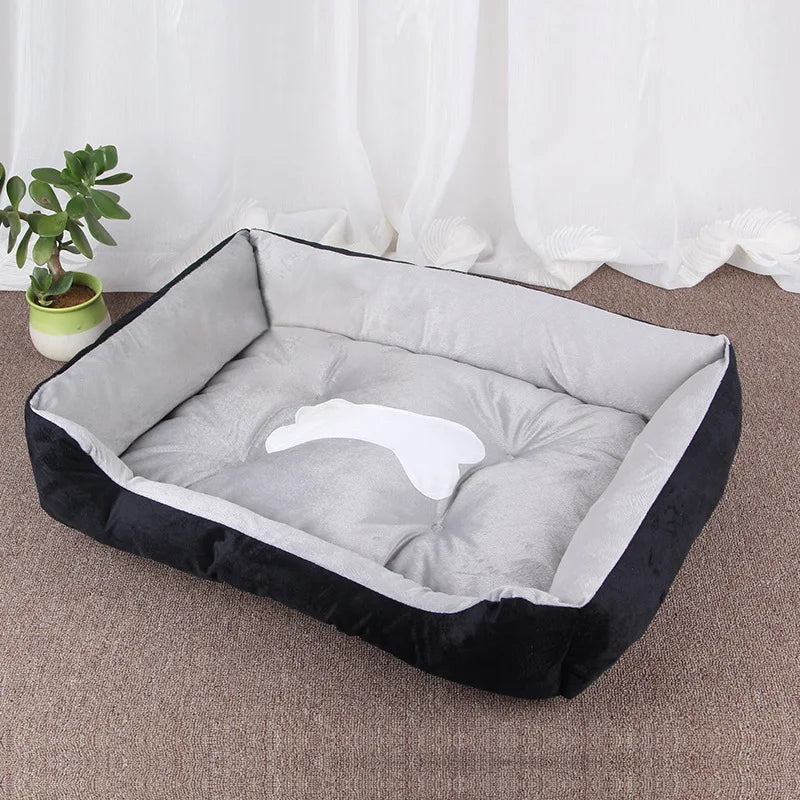 Soft Dog Sofa Bed – Washable Waterproof Warm Bed for Medium Dogs
