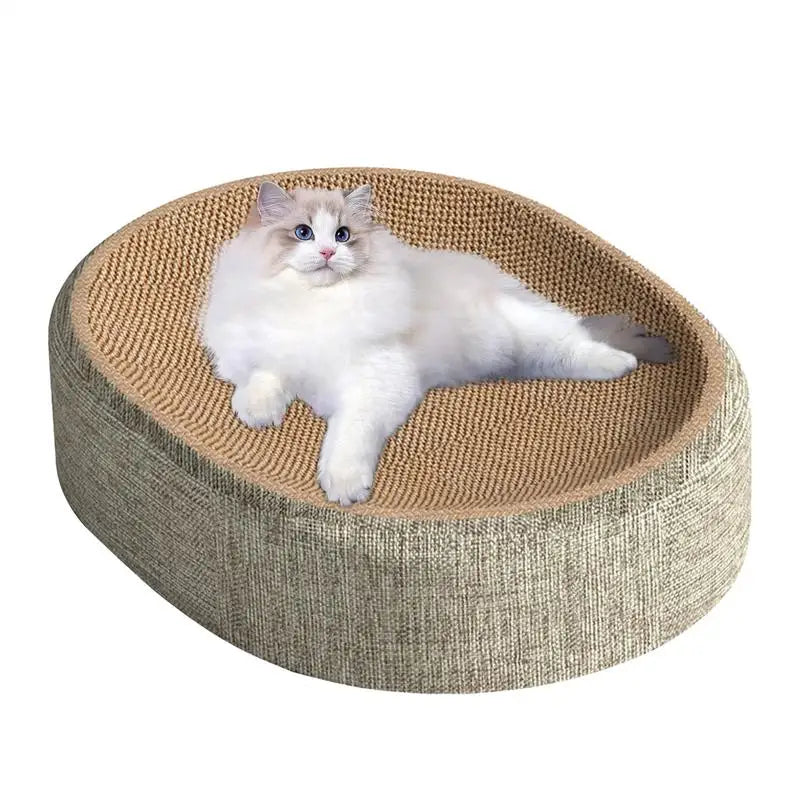 Cat Scratching Board – 2-in-1 Sisal Scratcher Bed