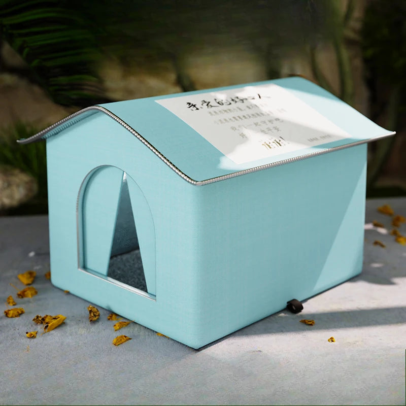 Outdoor Cat House – Waterproof Winter Pet Cave