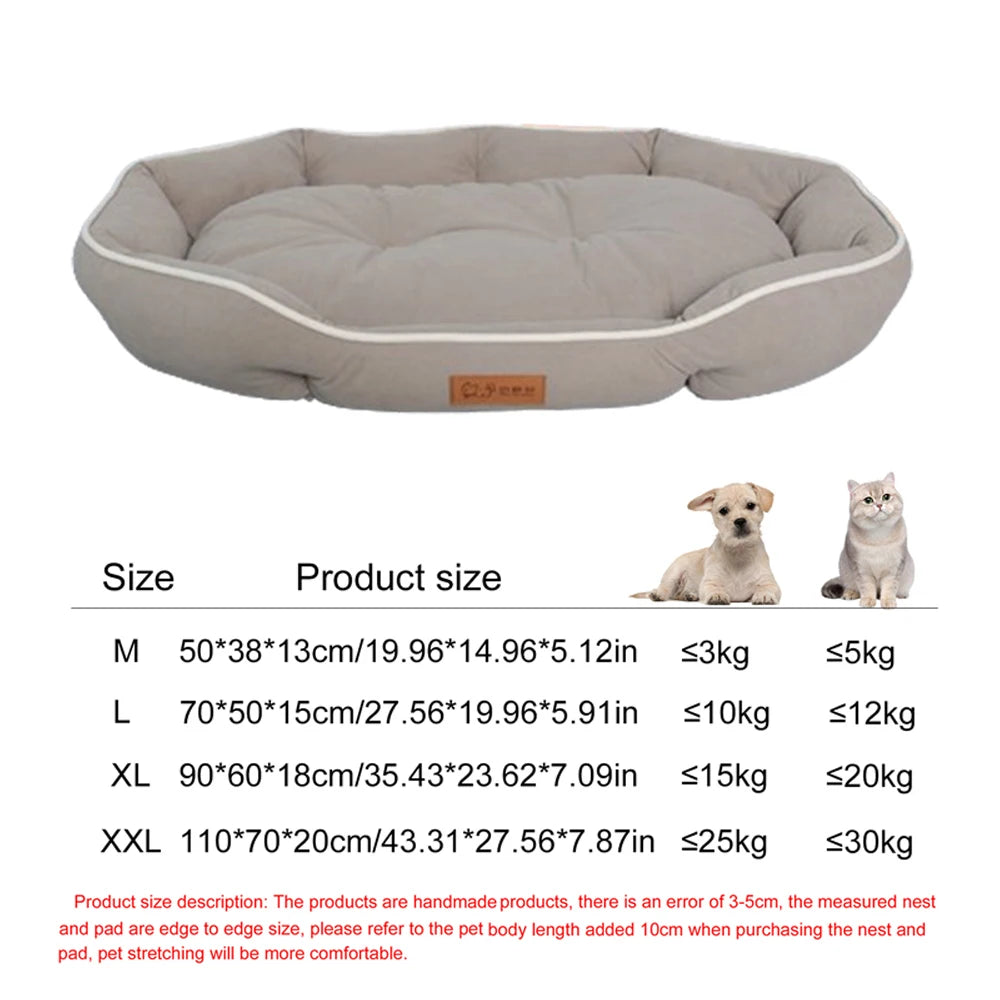 Waterproof Dog Bed – Thick Non-Slip Sofa Bed for Large Dogs & Cats