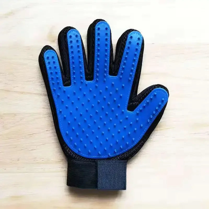 Cat Grooming Glove, Pet Hair Removal & Massage Brush for Cats and Dogs