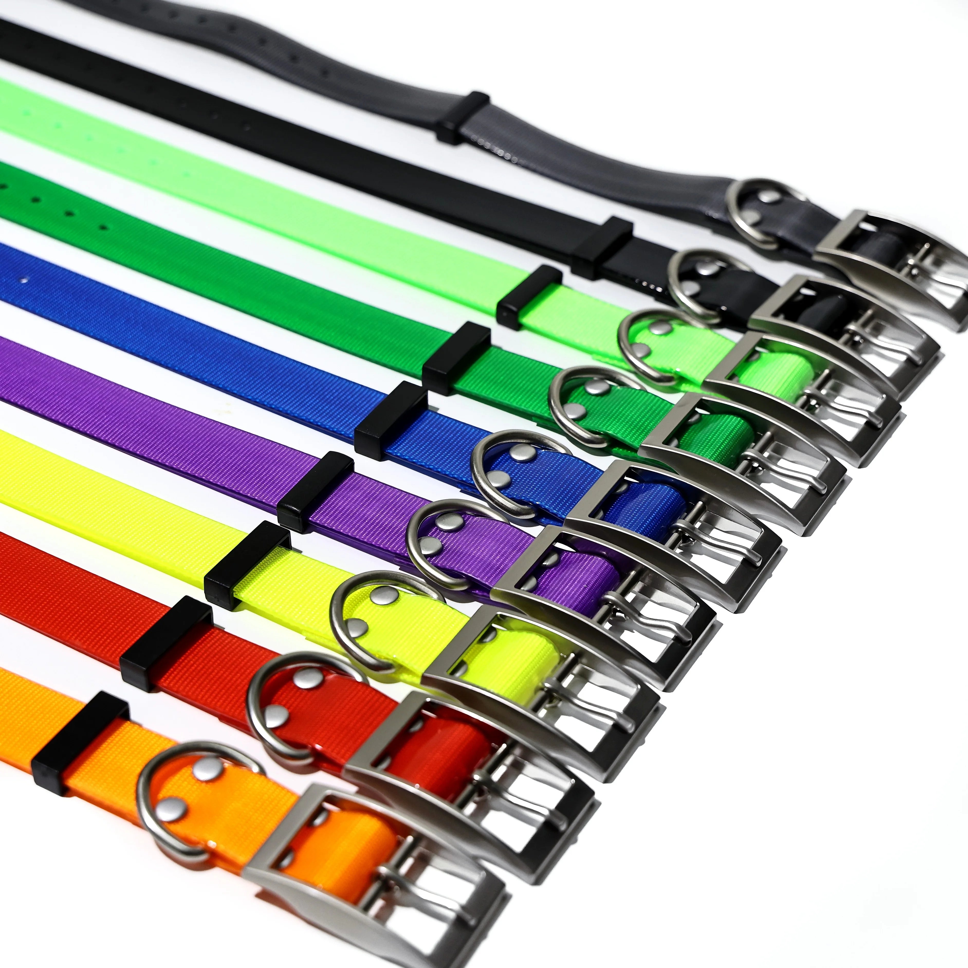 Heavy Duty Dog Collar, Waterproof Adjustable TPU Collar