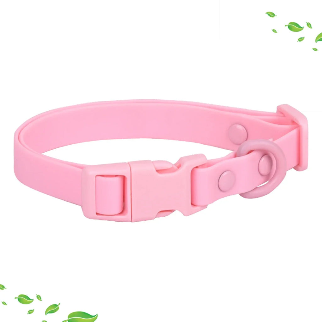 PVC Dog Collar Waterproof Adjustable Breakaway Easy Clean