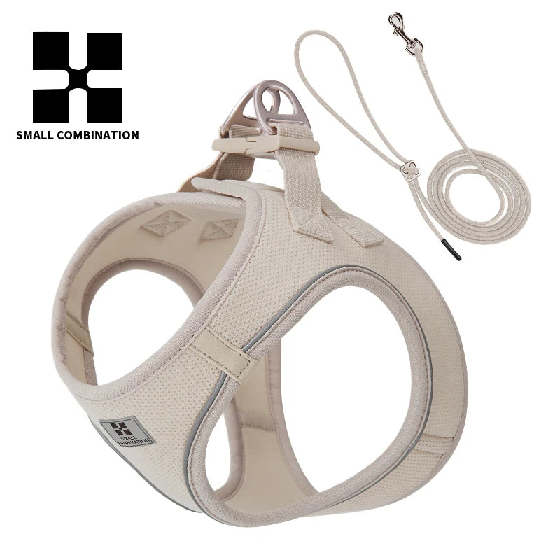 Dog Harness and Leash Set – Adjustable Reflective Puppy Harness