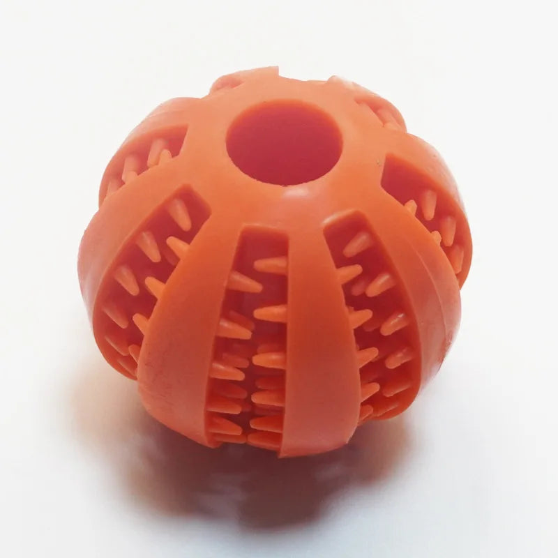 Dog Teething Toy – Rubber Chew Ball & Interactive Puzzle Toy