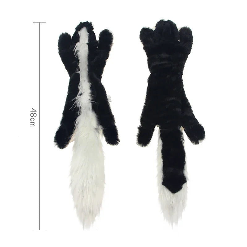 Dog Squeak Toy – 45cm Plush Crinkle No Stuffing Animal Toy