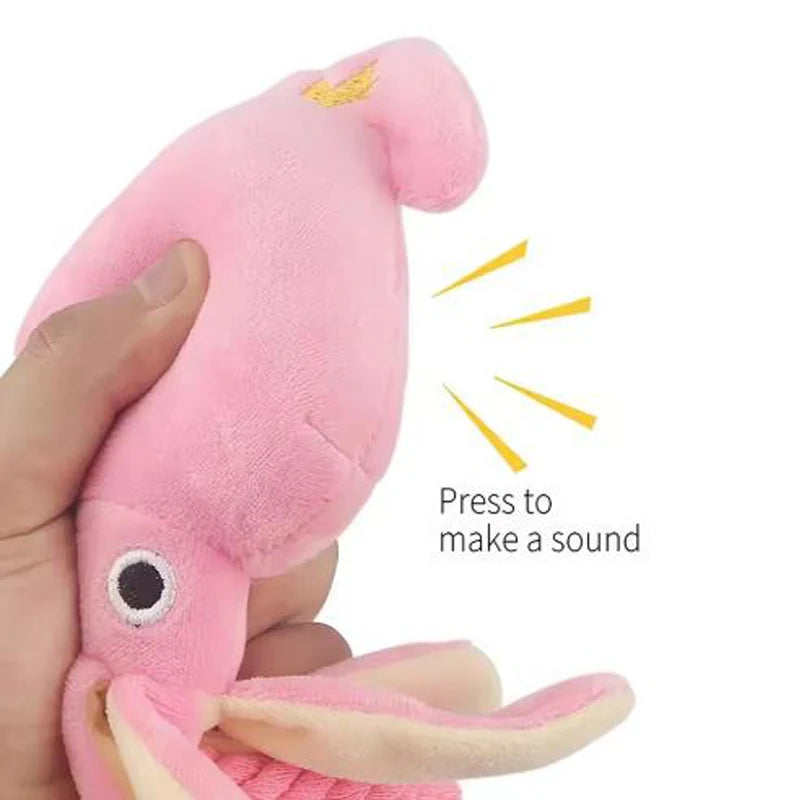 Octopus Dog Toy Interactive Rope Chew Toy for Teeth Cleaning
