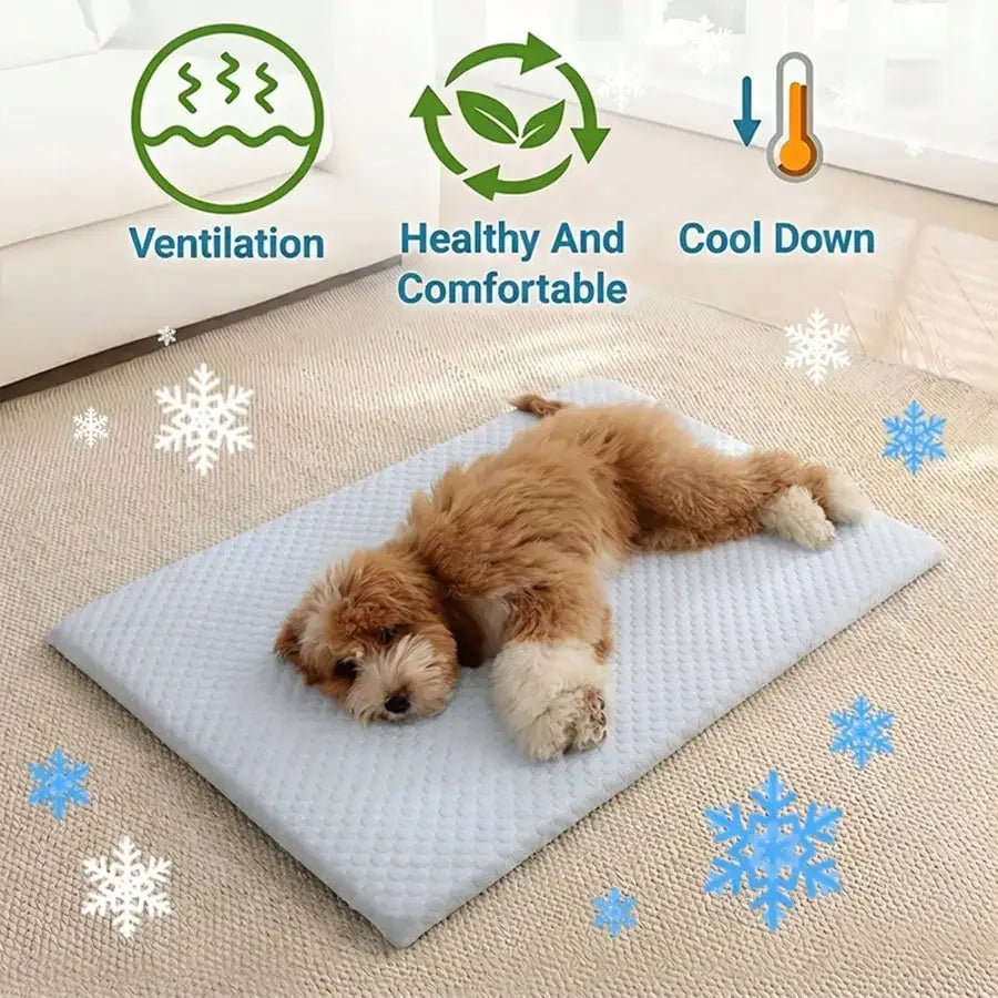Cooling Cat Bed – Breathable Washable Padded Nest for Cats & Small Dogs