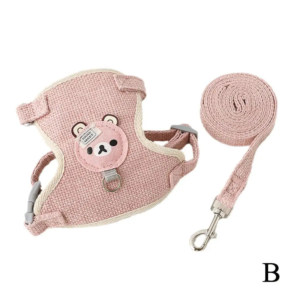 Cat Harness and Leash Set – Adjustable Undershirt Vest