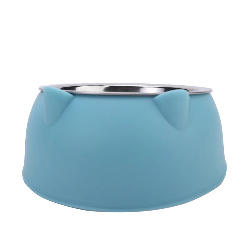 Elevated Cat Bowl – Inclined Stainless Steel Feeding Bowl