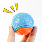 Dog Chew Ball Silicone Squeaky Teeth Cleaning Toy