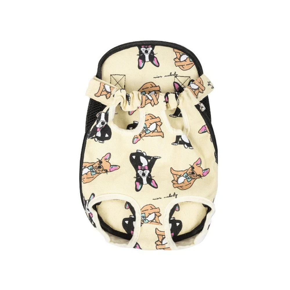 Dog Carrier Backpack – Breathable Mesh Travel Bag for Small Dogs
