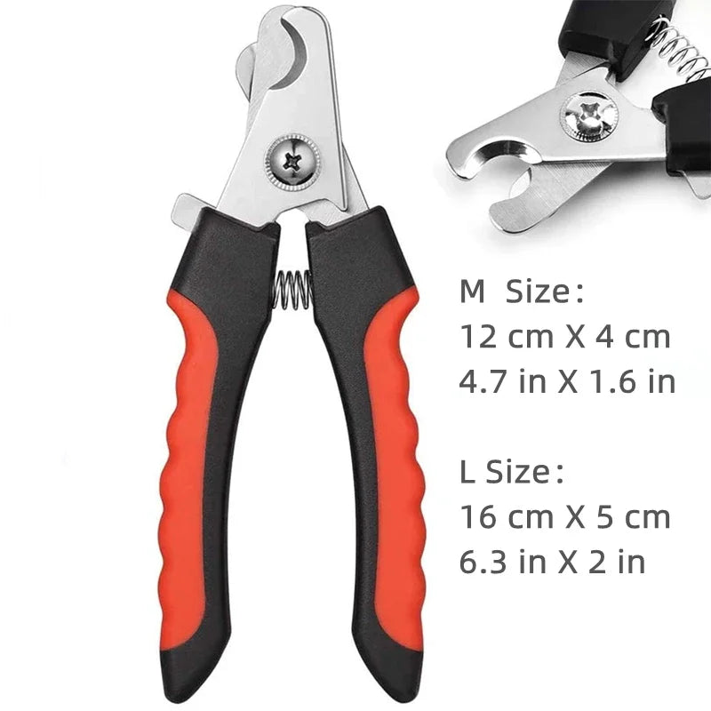 Pet Nail Clipper – Stainless Steel Dog & Cat Grooming Tool