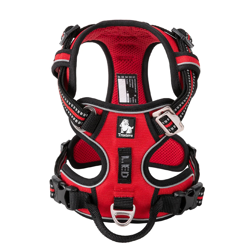 Reflective Dog Harness – Padded Outdoor Vest for All Sizes