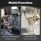 Dog Car Seat Belt, Adjustable Pet Vehicle Restraint Strap