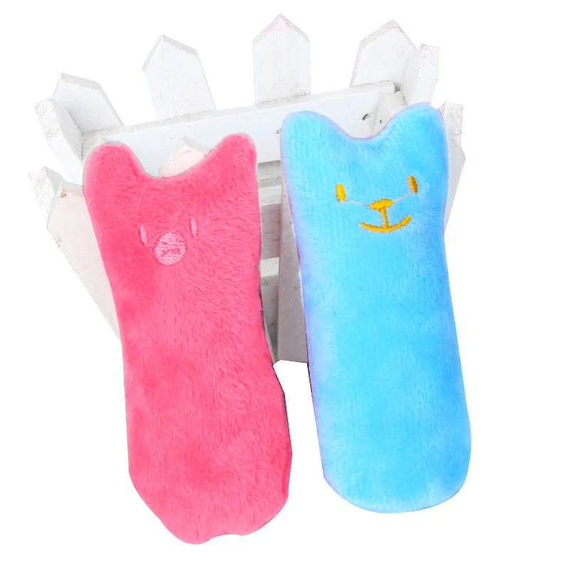 Catnip Cat Toy – Plush Teeth Grinding & Interactive Chew Toy