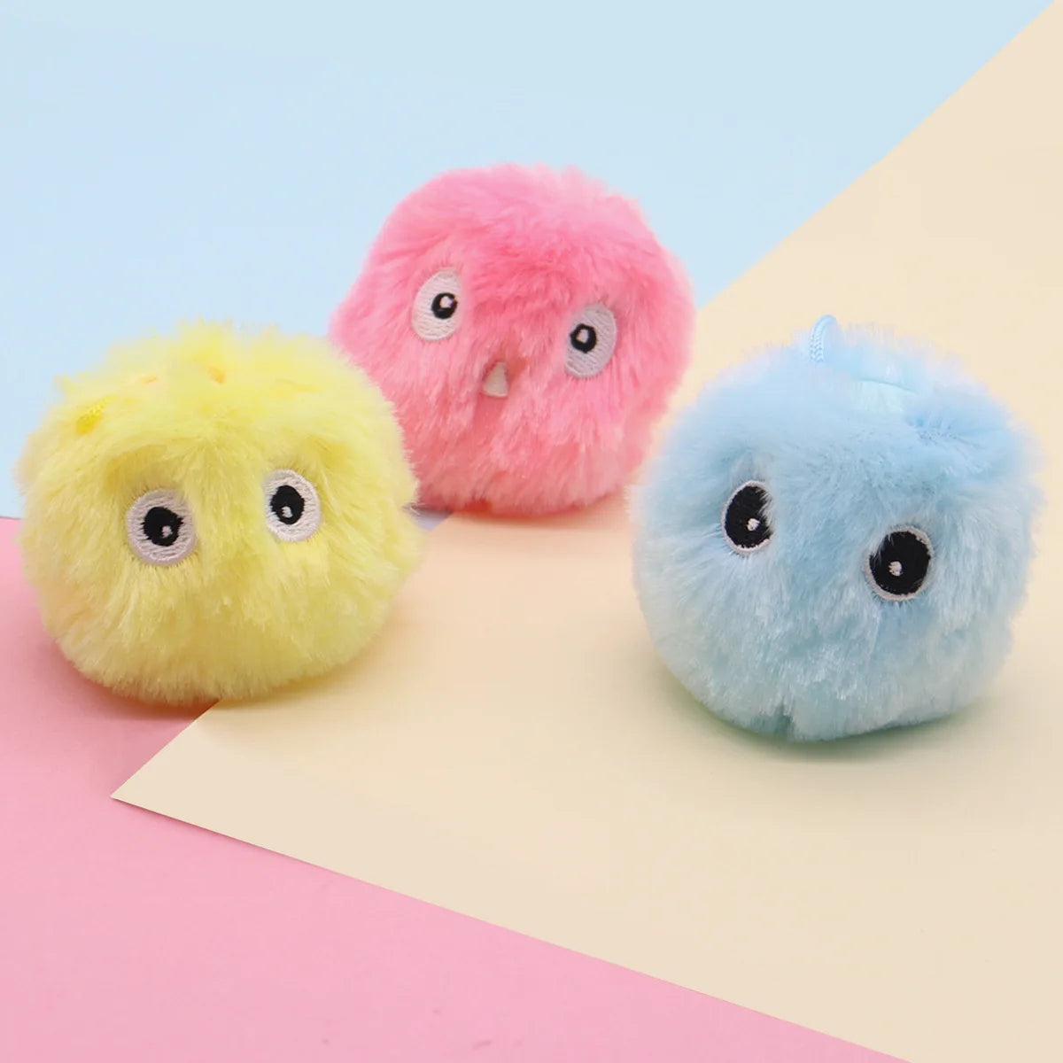 Interactive Cat Ball Toy – Plush Animal Sound Toy