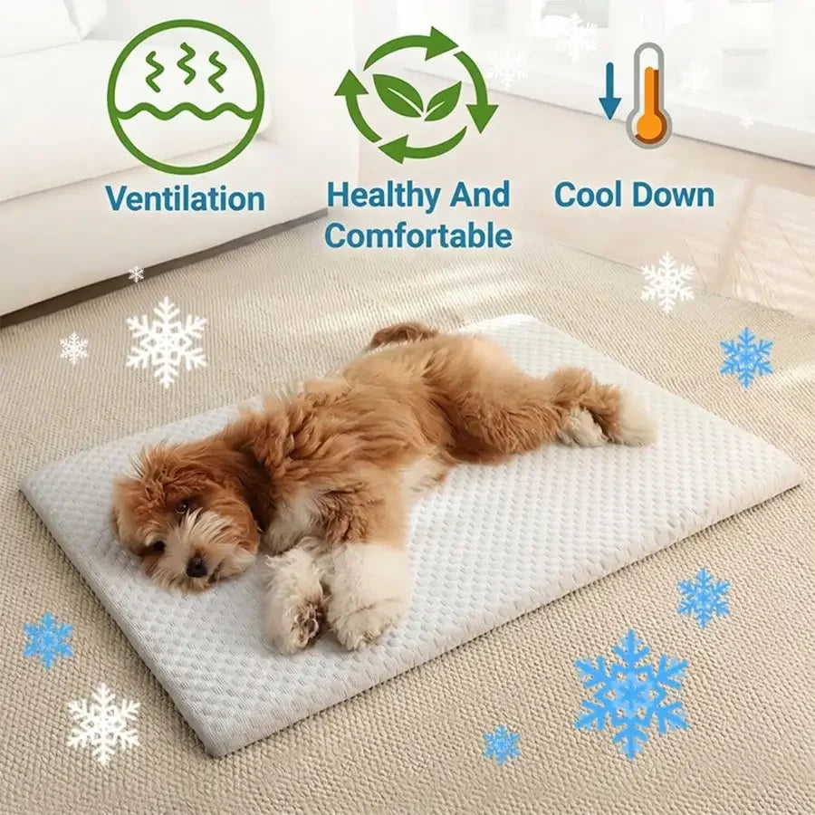 Cooling Cat Bed – Breathable Washable Padded Nest for Cats & Small Dogs