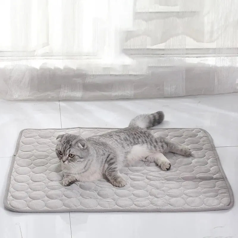 Cat Cooling Mat – Summer Ice Pad for Cats & Small Dogs