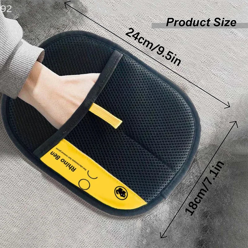 Pet Hair Removal Gloves – Reusable Silicone Grooming Tool