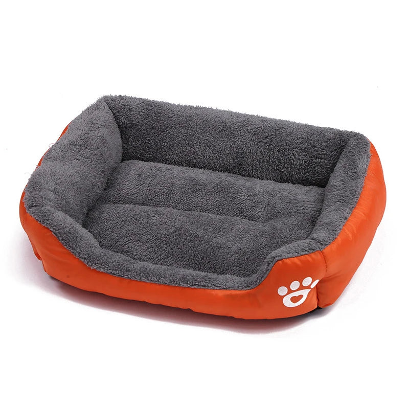 Soft Dog Sofa Bed – Washable Waterproof Warm Bed for Medium Dogs