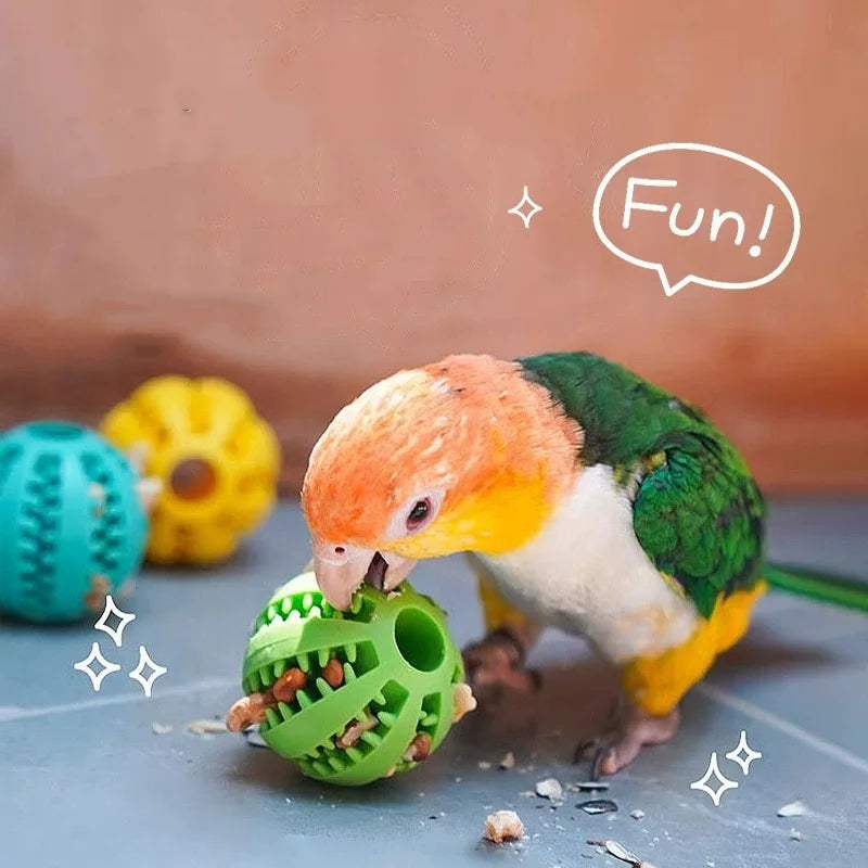 Dog Teething Toy – Rubber Chew Ball & Interactive Puzzle Toy