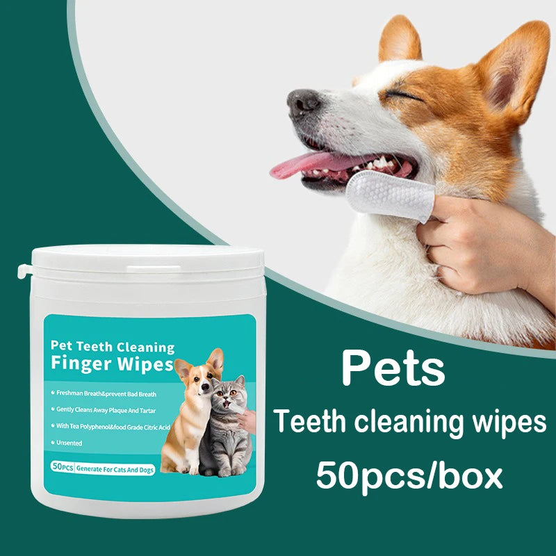 Finger Toothbrush for Dogs & Cats Pet Teeth Cleaning
