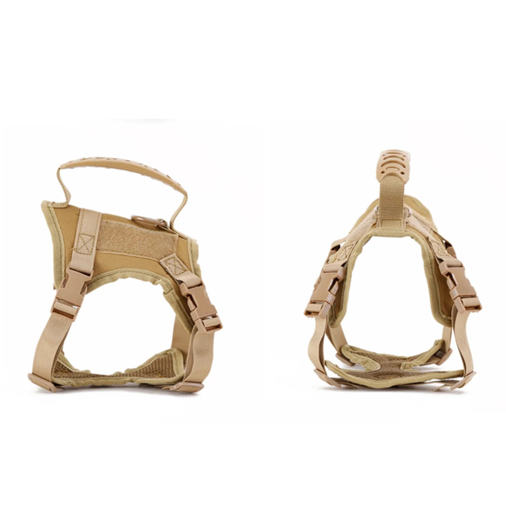 Tactical Cat Harness – Adjustable Soft Mesh Pet Vest