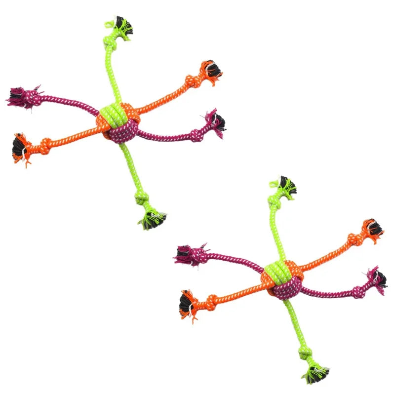 Dog Rope Toy – 30cm Linen Tug & Chew Toy