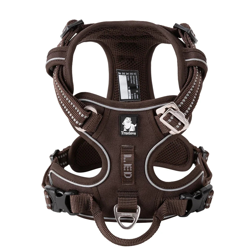 No Pull Dog Harness Adjustable Nylon Reflective Padded