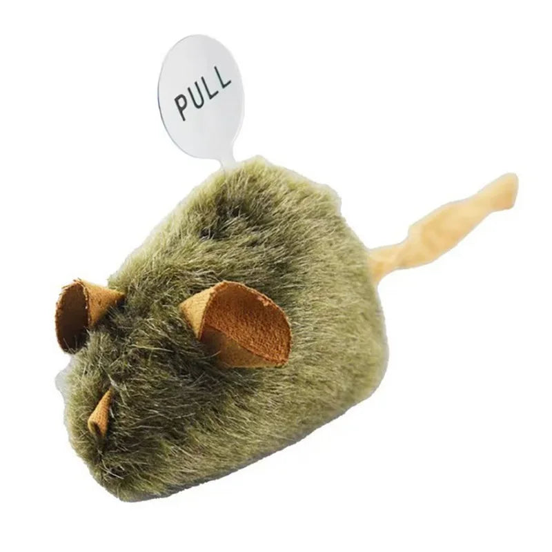 Interactive Mouse Cat Toy – Chirping Plush Toy for Kittens