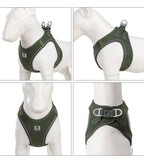 Dog Harness and Leash Set, Adjustable Reflective Puppy Vest