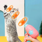 Interactive Cat Toy Mini Flying Disc for Training & Chasing Fun
