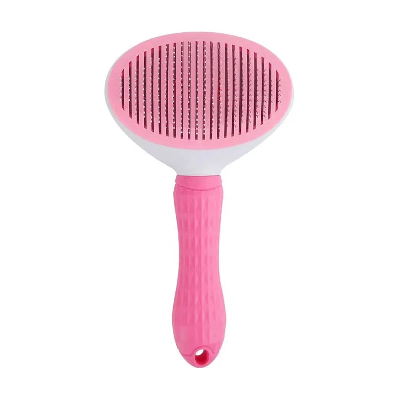 Self Cleaning Slicker Brush – Dog & Cat Grooming Brush